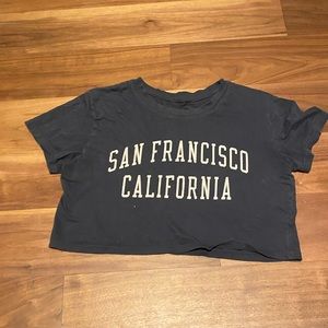 JOHN GALT/ BRANDY MELVILLE CROPPED SF TOP